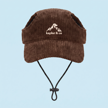 Casquette pour chien velours