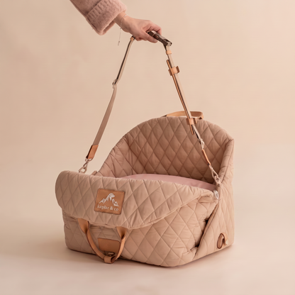 Sac de Transport pour Chien Kaplar & Co — Matelassé Premium, Cuir Végétal