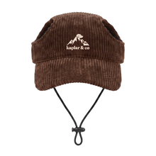 Casquette pour Chien Kaplar & Co — 100% Coton, Protection Soleil ( -80% UV ) — couleur Marron