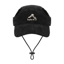 Casquette pour Chien Kaplar & Co — 100% Coton, Protection Soleil ( -80% UV ) — couleur Noir
